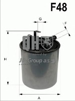 JP GROUP 1318701309 -  Топливный фильтр
